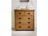 Birlea Malvern Oak 3 Plus 2 Chest Of Drawers Thumbnail