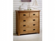 Birlea Malvern Oak 3 Plus 2 Chest Of Drawers Thumbnail