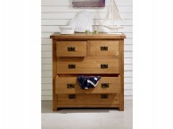 Birlea Malvern Oak 3 Plus 2 Chest Of Drawers Thumbnail