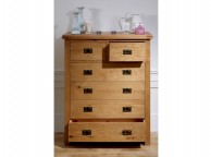 Birlea Malvern Oak 4 Plus 2 Chest Of Drawers Thumbnail