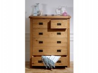 Birlea Malvern Oak 4 Plus 2 Chest Of Drawers Thumbnail