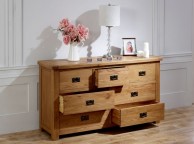 Birlea Malvern Oak 3 Over 4 Chest Of Drawers Thumbnail