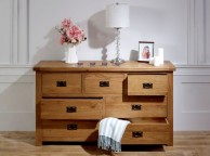 Birlea Malvern Oak 3 Over 4 Chest Of Drawers Thumbnail