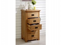 Birlea Malvern Oak 5 Drawer Chest Thumbnail