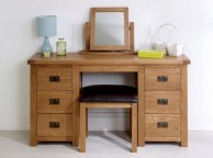 Birlea Malvern Oak Dressing Table Stool Thumbnail