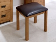 Birlea Malvern Oak Dressing Table Stool Thumbnail