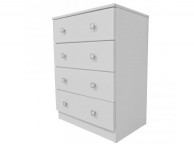 Kidsaw Arctic Polar White Chest Of Drawers Thumbnail