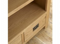 Birlea Malvern Oak 2 Drawer Small Bookcase Thumbnail