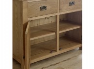 Birlea Malvern Oak 2 Drawer 2 Door Sideboard Thumbnail