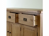 Birlea Malvern Oak 3 Drawer 3 Door Sideboard Thumbnail