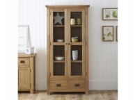 Birlea Malvern 2 Drawer Display Cabinet Thumbnail