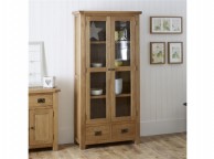 Birlea Malvern 2 Drawer Display Cabinet Thumbnail