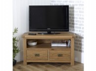 Birlea Malvern Oak Corner TV Unit Thumbnail