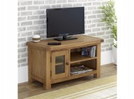 Birlea Malvern Oak Small TV Unit Thumbnail