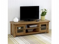 Birlea Malvern Oak Wide Screen TV Unit Thumbnail