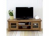 Birlea Malvern Oak Wide Screen TV Unit Thumbnail