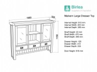 Birlea Malvern Large Dresser Top Thumbnail