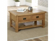 Birlea Malvern Oak 2 Drawer Coffee Table Thumbnail