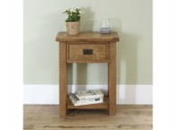 Birlea Malvern Oak 1 Drawer Console Table Thumbnail