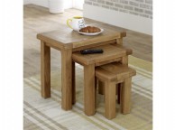 Birlea Malvern Oak Nest Of Tables Thumbnail