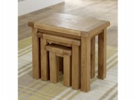 Birlea Malvern Oak Nest Of Tables Thumbnail