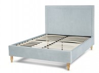 Serene Louise 4ft6 Double Duck Egg Fabric Bed Frame Thumbnail