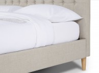 Serene Matilda 4ft6 Double Linen Fabric Bed Frame Thumbnail