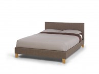 Serene Sophia 6ft Super Kingsize Chocolate Fabric Bed Frame Thumbnail
