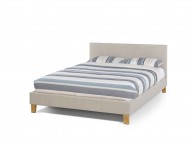 Serene Sophia 4ft6 Double Linen Fabric Bed Frame Thumbnail