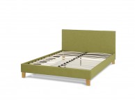 Serene Sophia 6ft Super Kingsize Olive Fabric Bed Frame Thumbnail