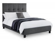 Julian Bowen Sorrento 6ft Super Kingsize Grey Linen Fabric Bed Frame Thumbnail