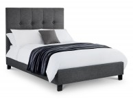 Julian Bowen Sorrento 5ft Kingsize Grey Linen Fabric Bed Frame Thumbnail
