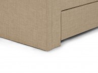 Serene Scarlett 3ft Single Wholemeal Fabric Bed With Drawers Thumbnail