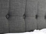 Julian Bowen Sorrento 5ft Kingsize Grey Linen Fabric Ottoman Bed Frame Thumbnail