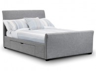 Julian Bowen Capri 6ft Super Kingsize Grey Fabric Storage Bed Thumbnail