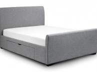 Julian Bowen Capri 4ft6 Double Grey Fabric Storage Bed Thumbnail