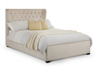 Julian Bowen Geneva 4ft6 Double Pearl Fabric Bed Frame Thumbnail