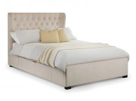 Julian Bowen Geneva 4ft6 Double Pearl Fabric Storage Bed Frame Thumbnail