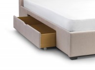Julian Bowen Geneva 4ft6 Double Pearl Fabric Storage Bed Frame Thumbnail