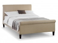 Julian Bowen Grosvenor 4ft6 Double Sand Linen Fabric Bed Frame Thumbnail