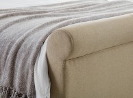 Julian Bowen Grosvenor 4ft6 Double Sand Linen Fabric Bed Frame Thumbnail