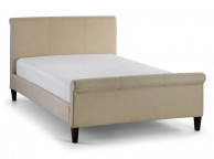 Julian Bowen Grosvenor 4ft6 Double Sand Linen Fabric Bed Frame Thumbnail