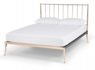 Serene Saturn 5ft Kingsize Rose Gold Metal Bed Frame Thumbnail