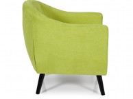 Serene Evie Green Fabric Tub Chair Thumbnail
