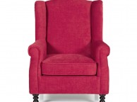 Serene Ayr Red Fabric Chair Thumbnail