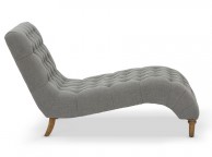 Serene Inverness Grey Fabric Chaise Lounge Thumbnail