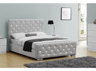 Sleep Design Beaumont 5ft Kingsize Grey Fabric Bed Frame Thumbnail