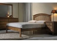 Flintshire Leeswood 4ft6 Double Oak Finish Bed Thumbnail