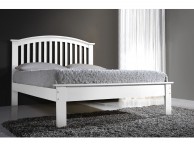 Flintshire Leeswood 3ft Single White Wooden Bed Thumbnail