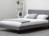 Sleep Design Blenheim 4ft6 Double Grey Fabric Bed Frame Thumbnail